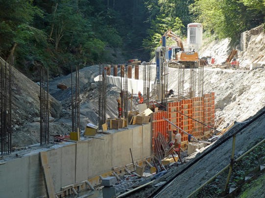 Die Teilung des Bauchraumes ist in Arbeit.